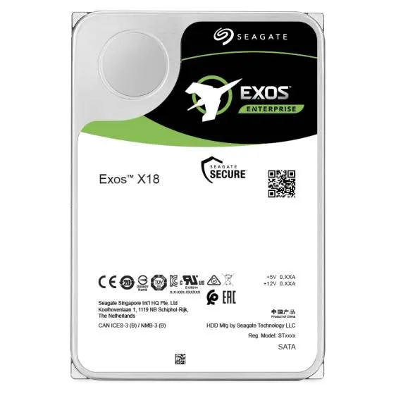 16Tb Seagate Exos X18 St16000nm004j 7200Rpm 256Mb Ent. *Bring-In-Warranty*