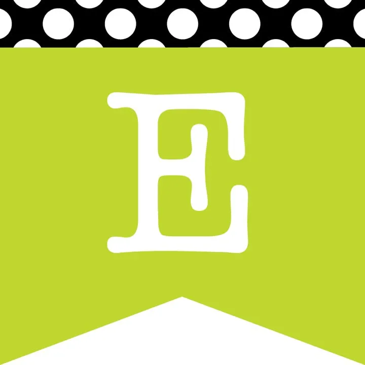 2 Point Welcome Banner | Black, White and Stylish Brights  | UPRINT | Schoolgirl Style