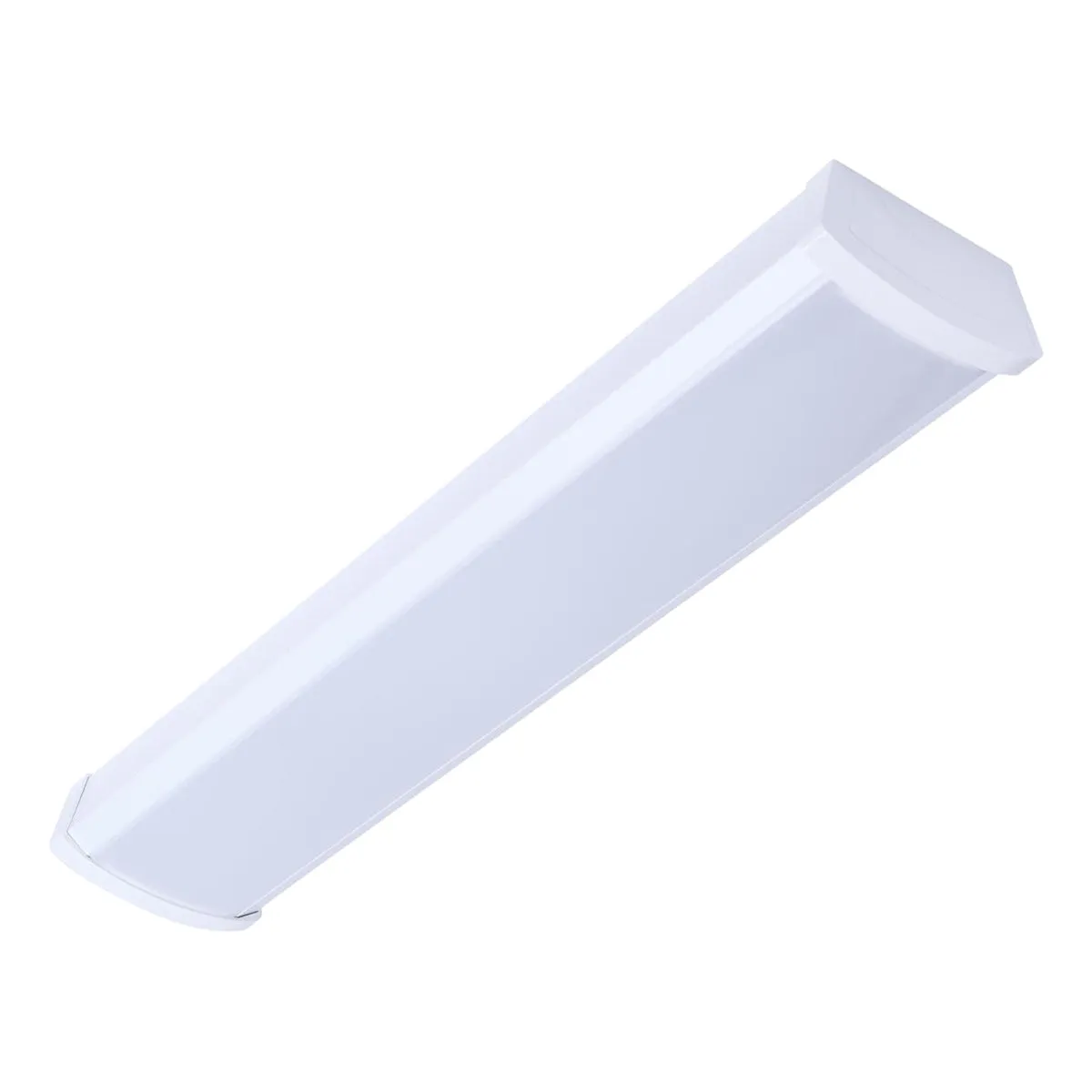2ft LED Ceiling Wrap, 20 Watts, 1650 Lumens, Selectable CCT, White Finish, 120-277V