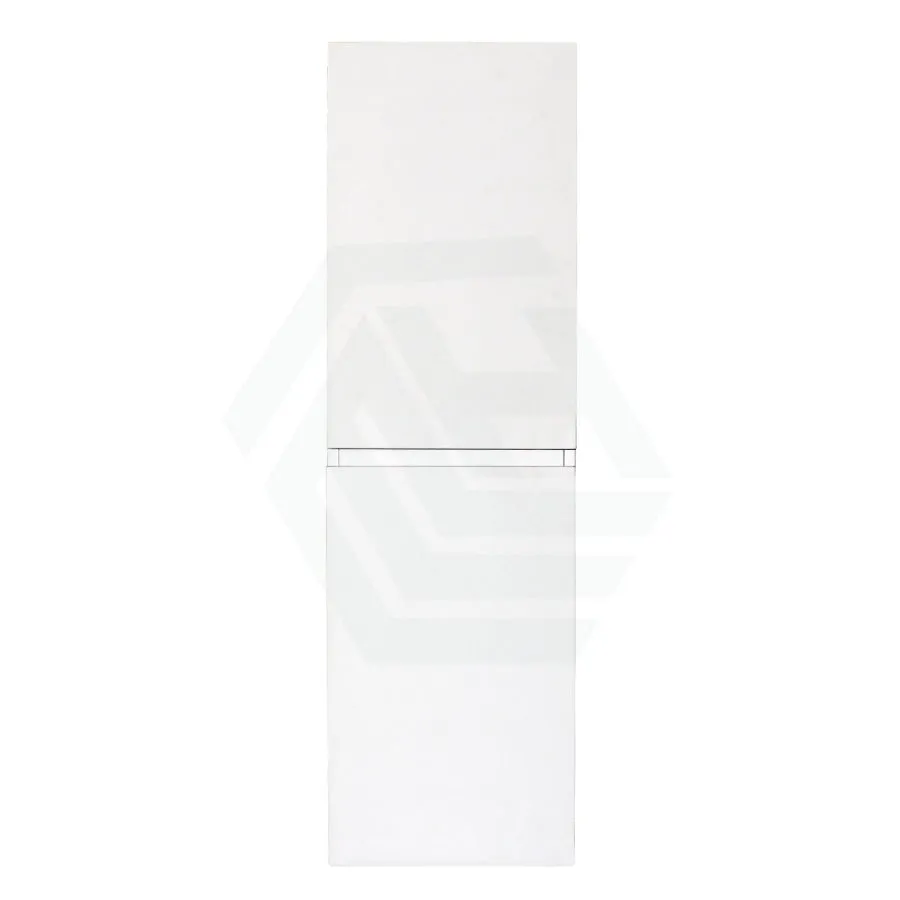 400x300x1350mm Wall Hung Bathroom Cabinet Tall Boy Gloss White PVC Vacuum Filmed MDF Board