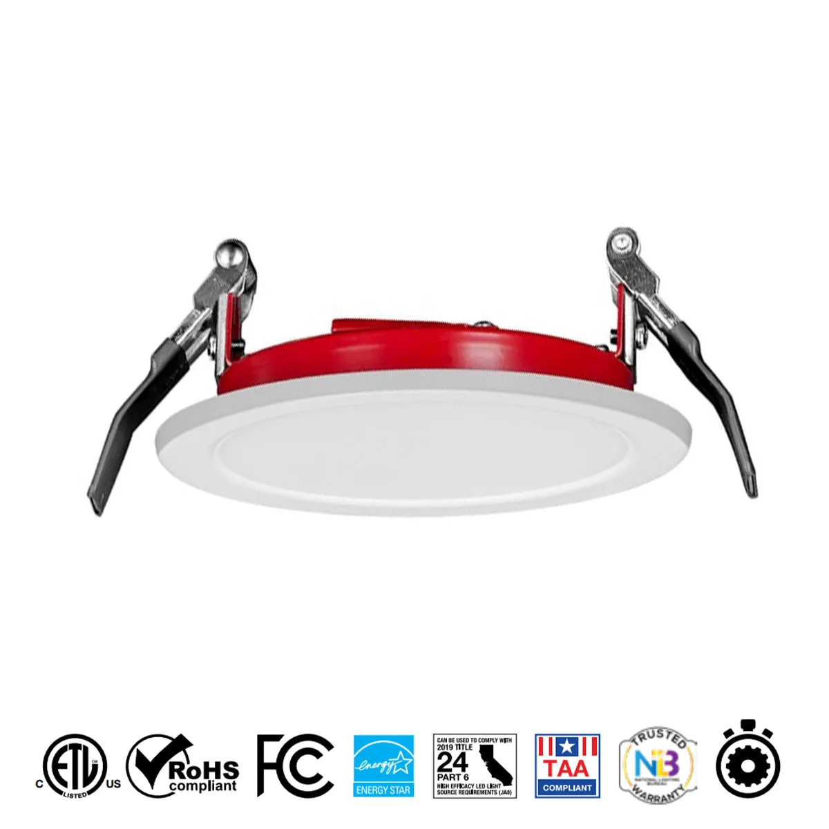 4" Fire Rated Recessed Light, 800 Lumens, Selectable CCT, 120-277V