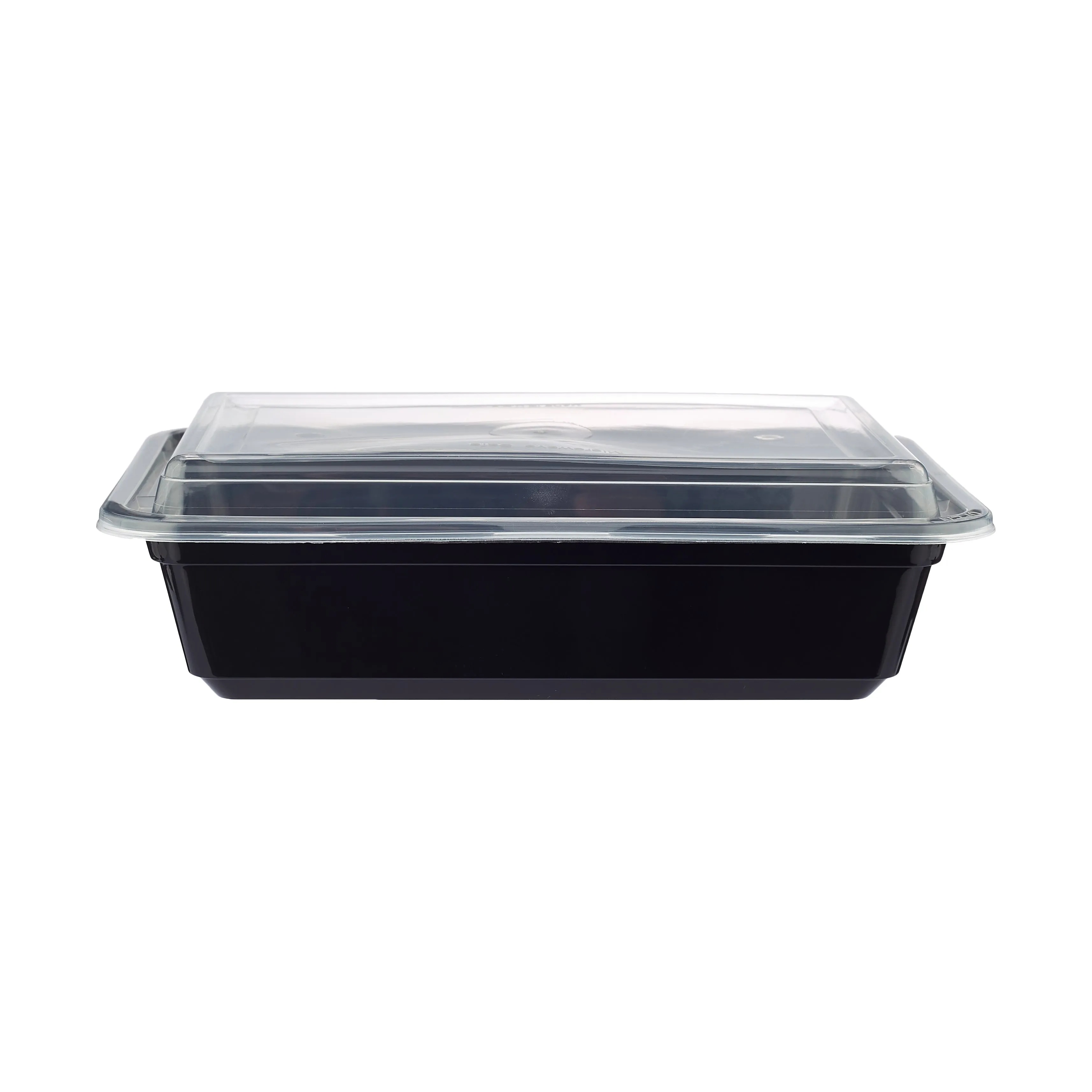 5 Pieces Black Base Rectangular Container With lid