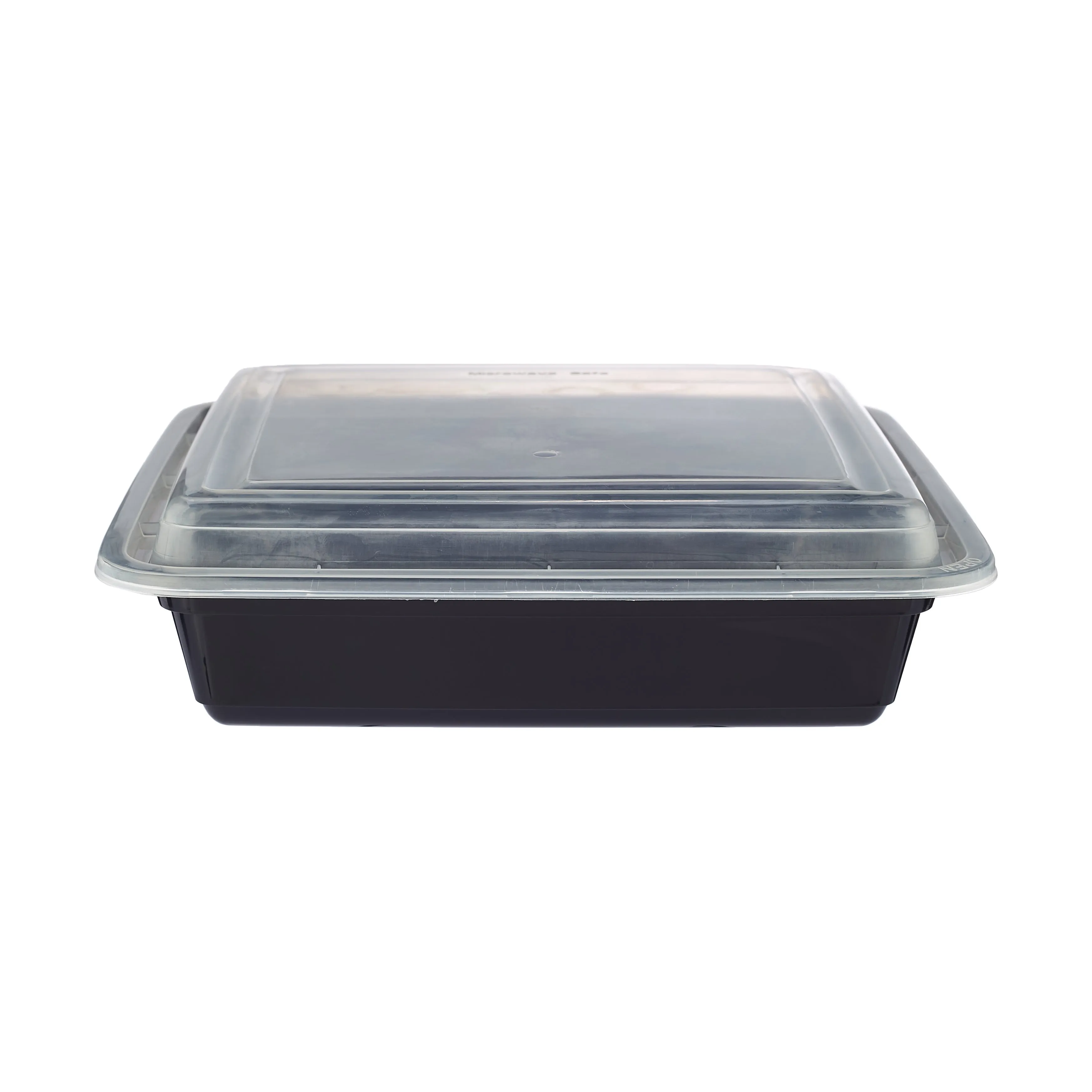 5 Pieces Black Base Rectangular Container With lid