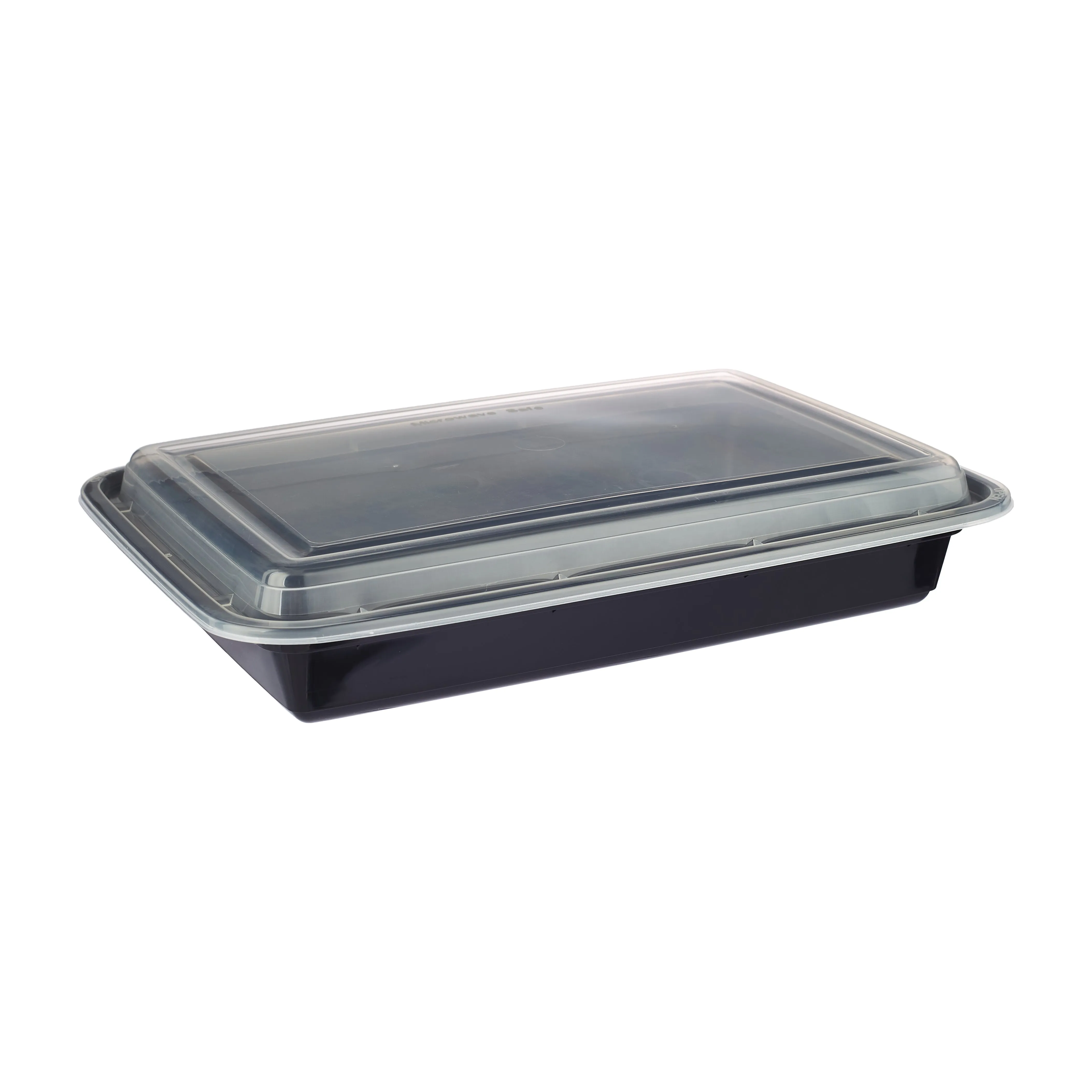 5 Pieces Black Base Rectangular Container With lid