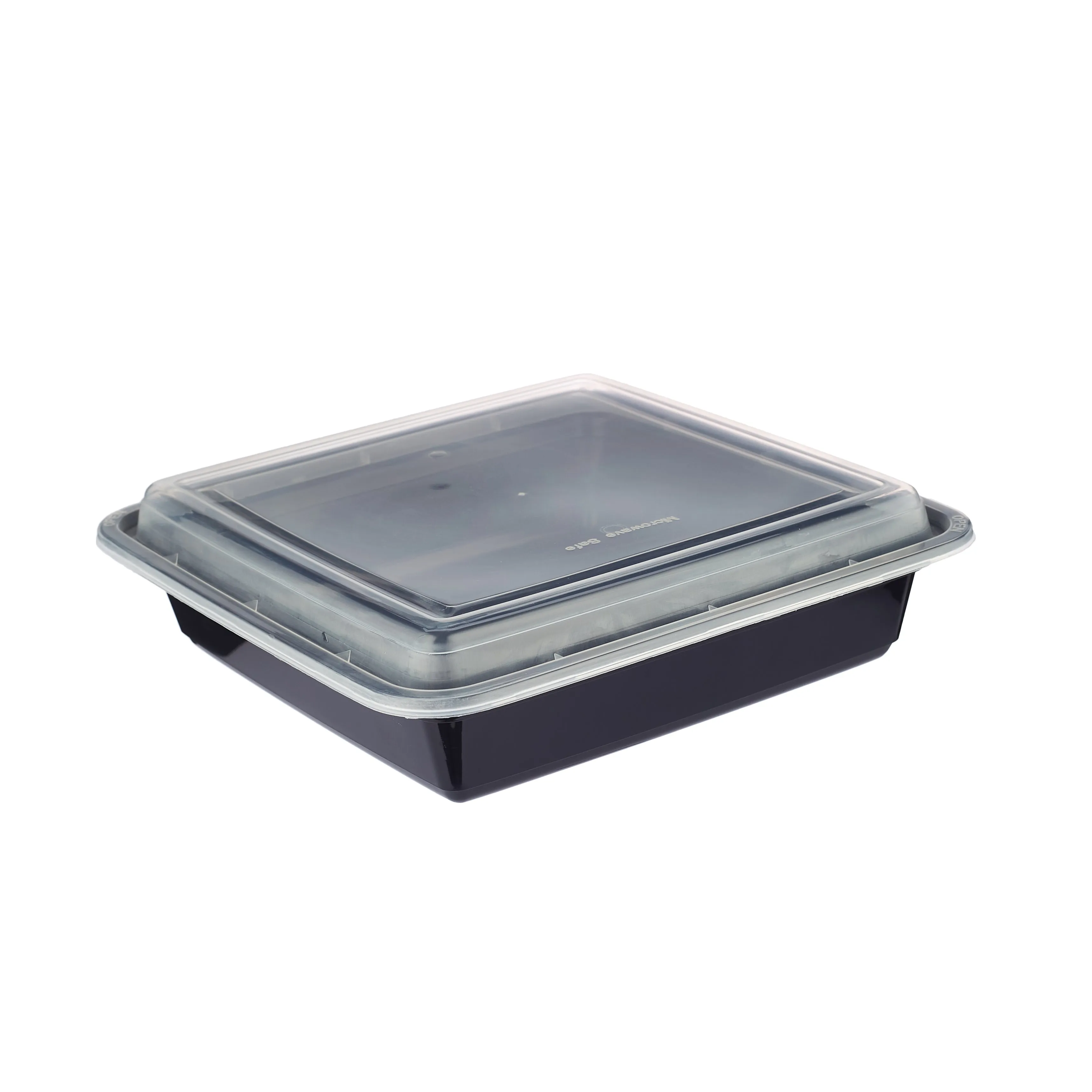 5 Pieces Black Base Rectangular Container With lid