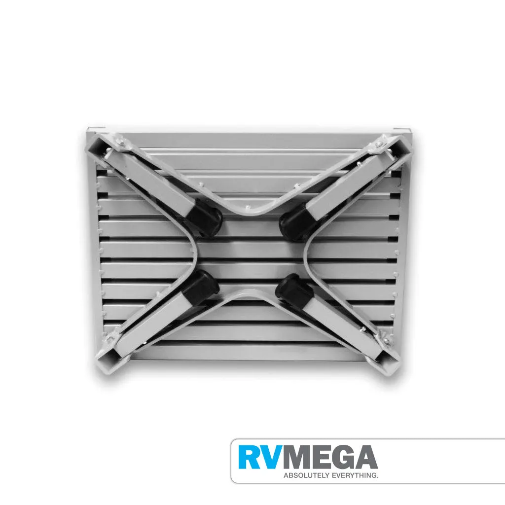 Aluminium Folding Step W/Non-Skid Strip