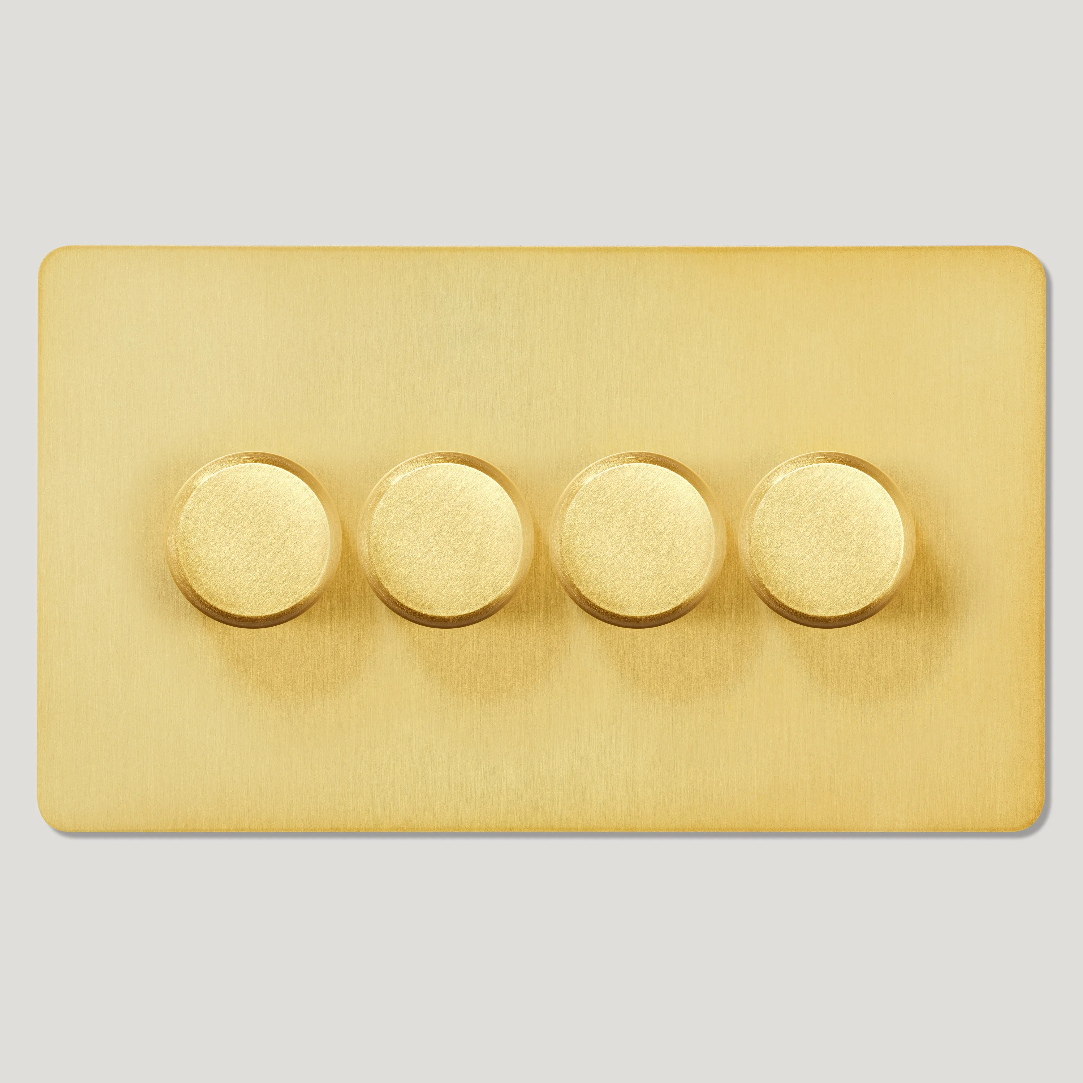ALVA 4G Dimmer Light Switch - Brass