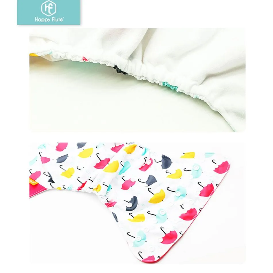 Baby 4pcs/set Washable Eco-Friendly Cloth Reusable Adjustable Nappies