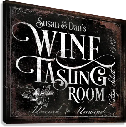 Bar Decor Wine Tasting Room Bar Sign