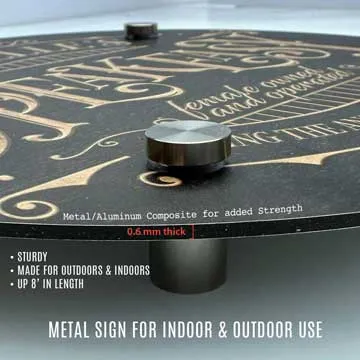 Bar Signs Personalized for Whiskey Drinkers for Home Bars