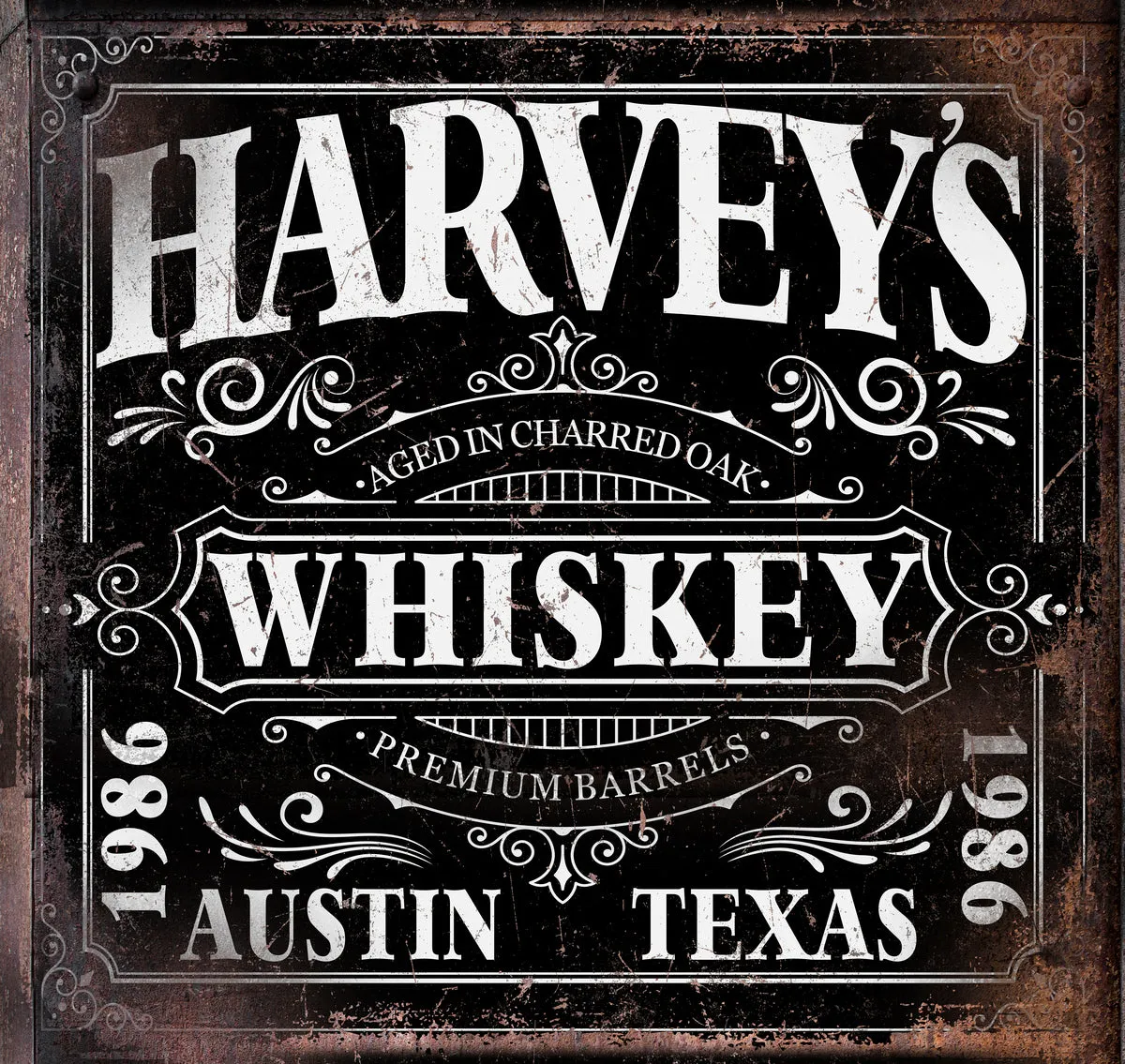 Bar Signs Personalized for Whiskey Drinkers for Home Bars
