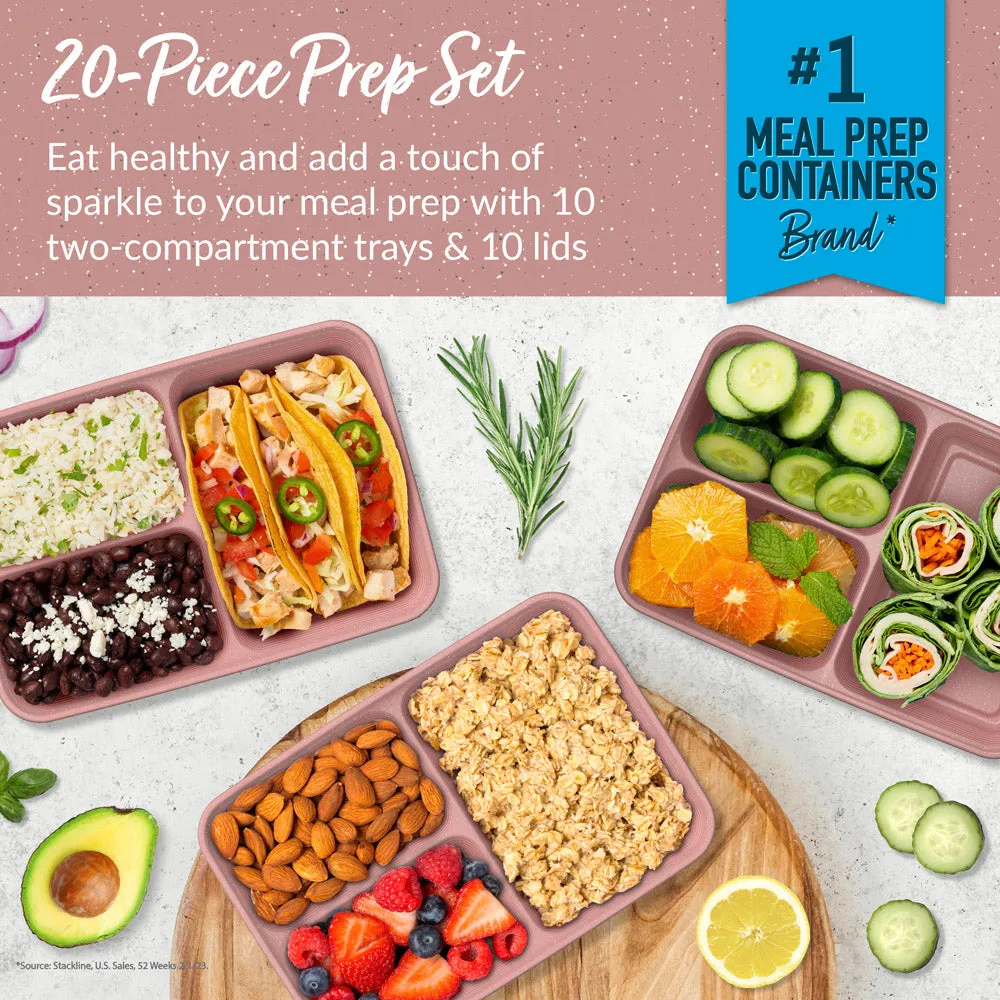 Bentgo Prep 3-Compartment Meal Prep Containers