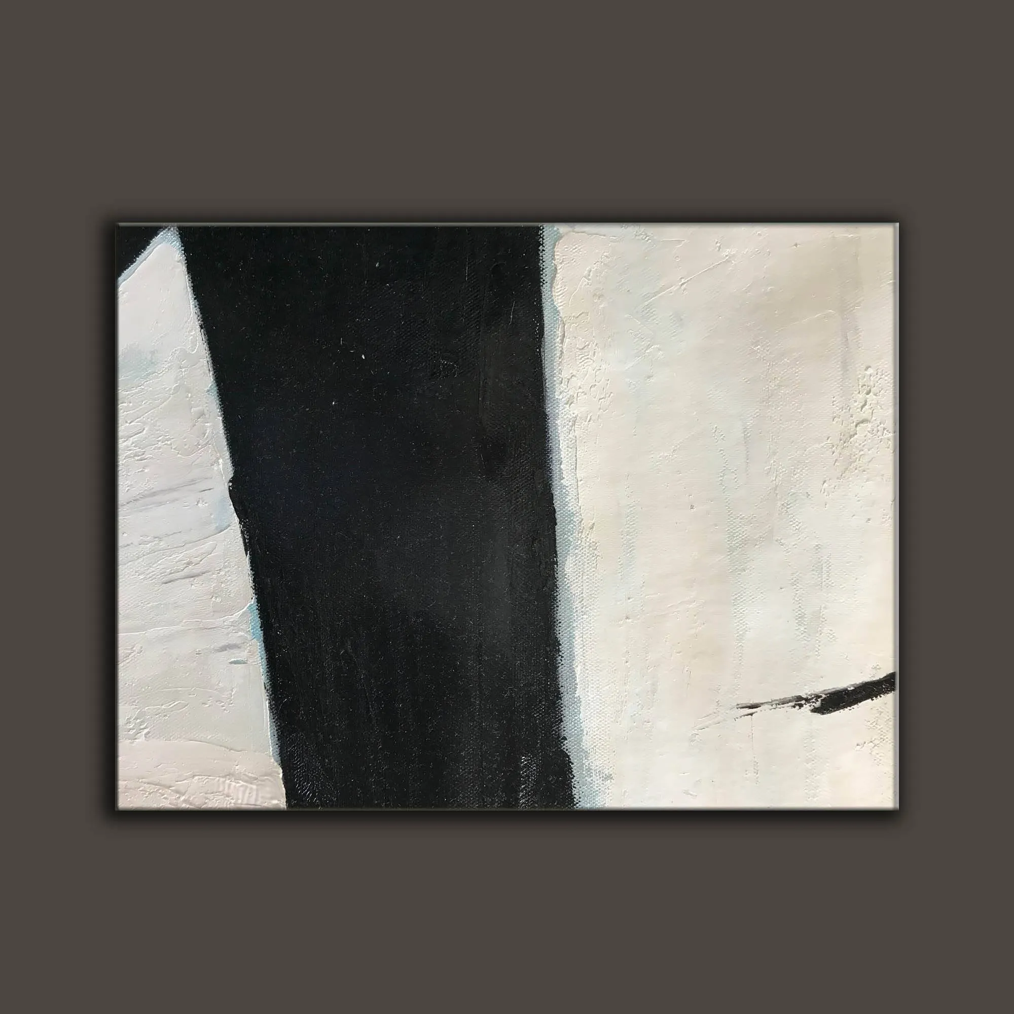Black And White Abstract Painting Minimalist Painting Yp028