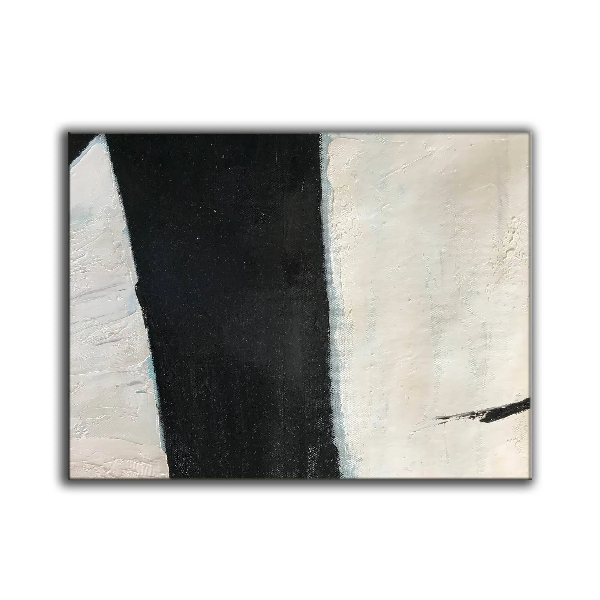 Black And White Abstract Painting Minimalist Painting Yp028