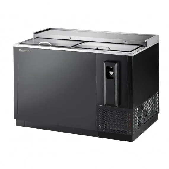 Blue Air BBC-50B-HC 50" Bottle Cooler 2 Slide Tops 14.8 Cu Ft