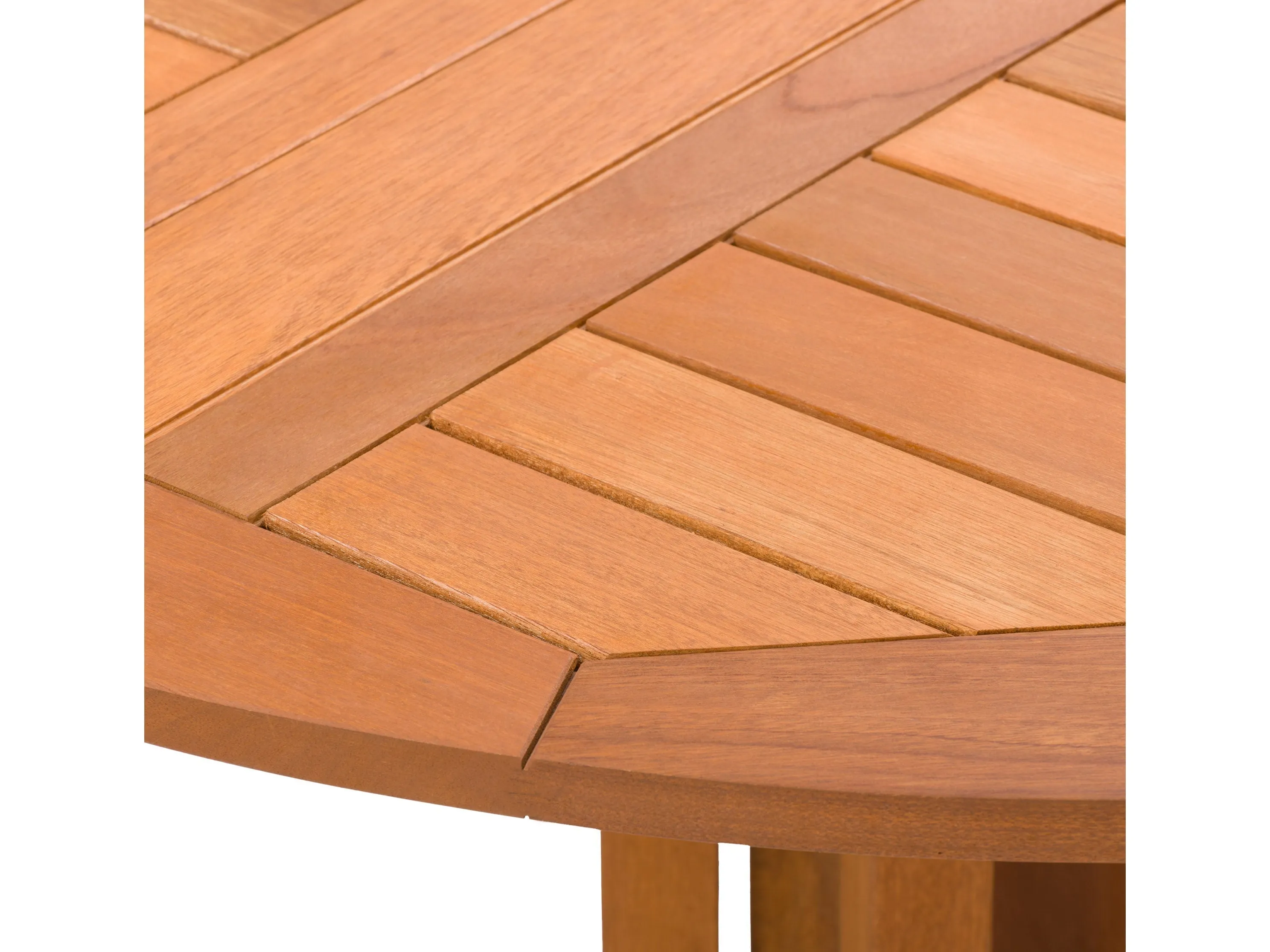 Brown Outdoor Drop Leaf Table