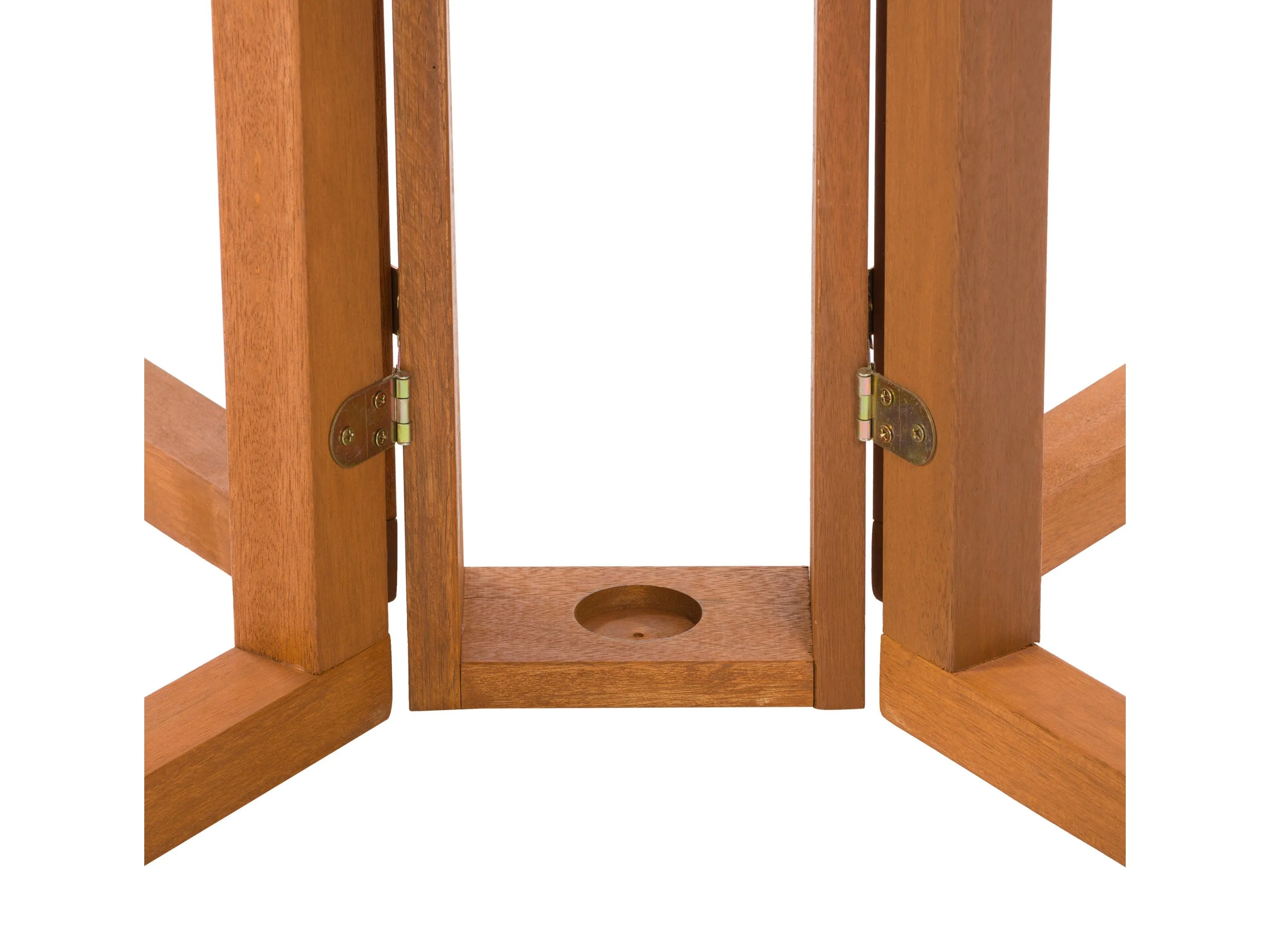 Brown Outdoor Drop Leaf Table