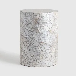 Capiz Shell Side Table