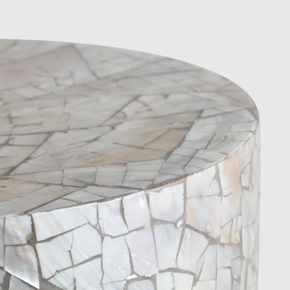 Capiz Shell Side Table