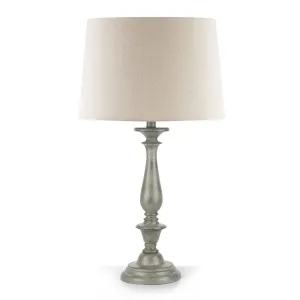 Classic Style Table Lamp Antique Grey 69cm