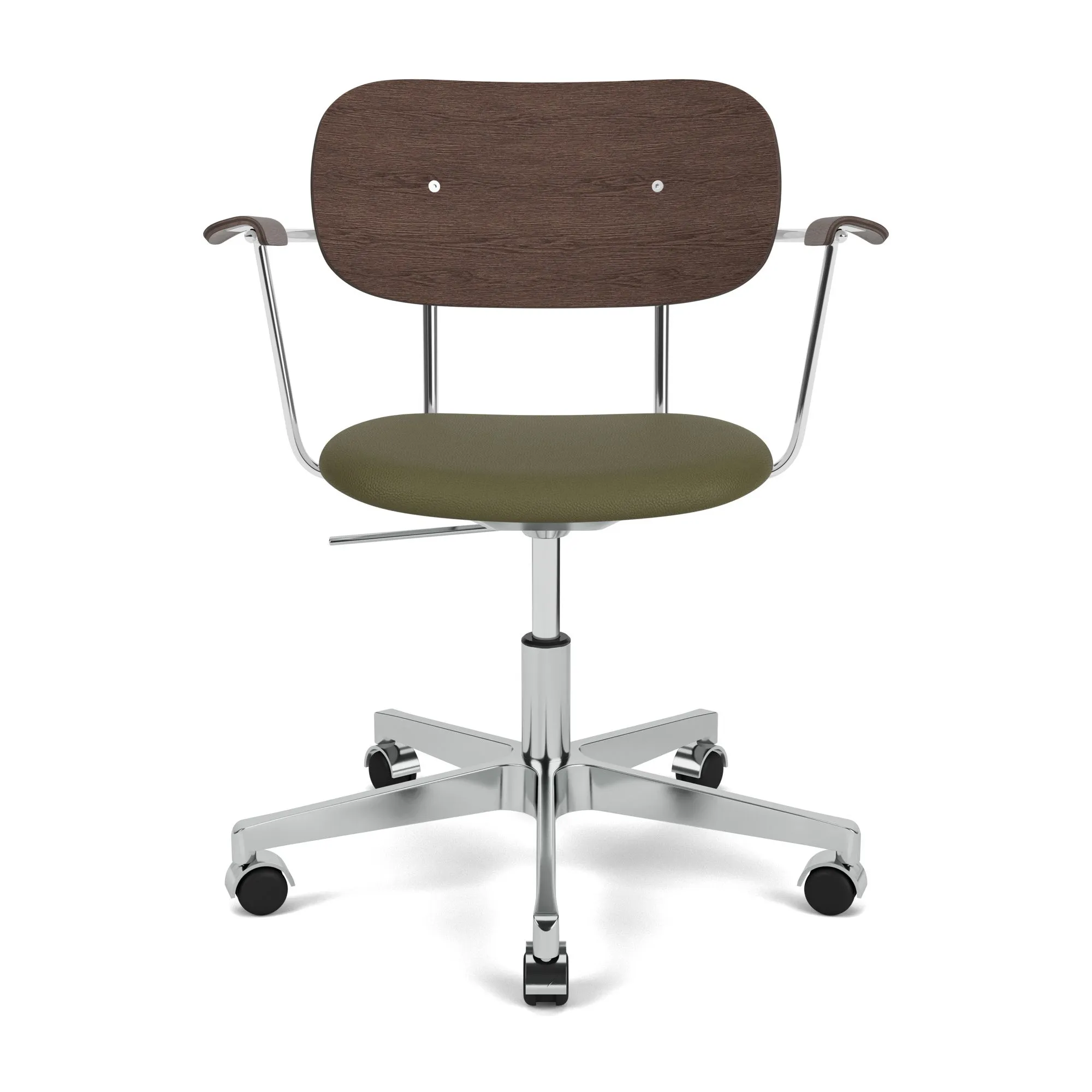 Co Seat Upholstered Task Chair with Armrest