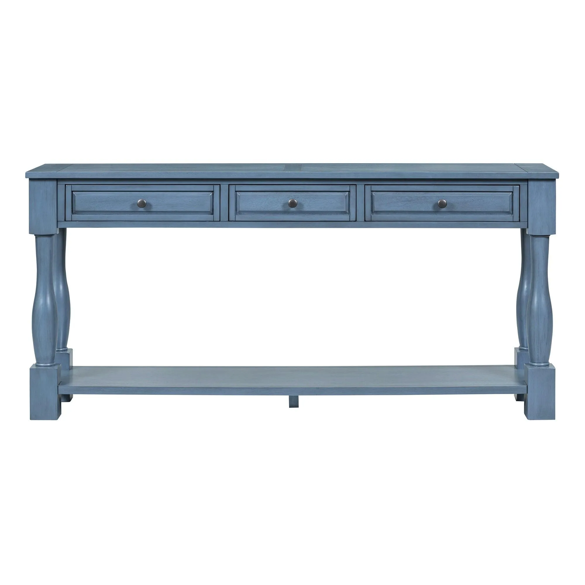 Console Table 63" Long Console Table with Drawers and Shelf for Entryway, Hallway