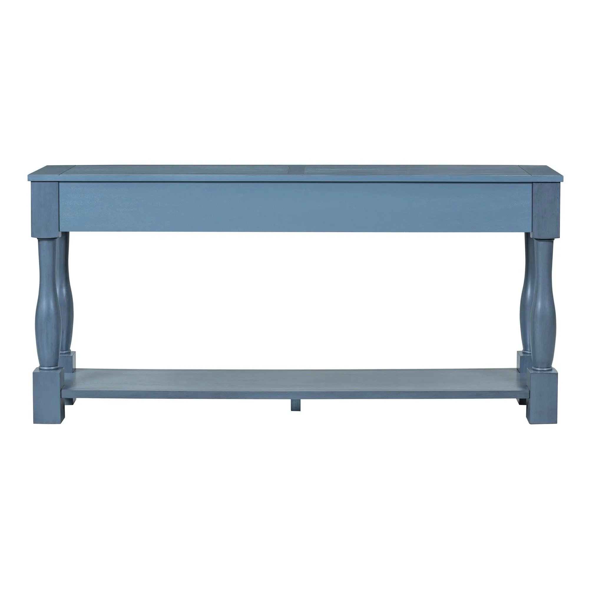 Console Table 63" Long Console Table with Drawers and Shelf for Entryway, Hallway