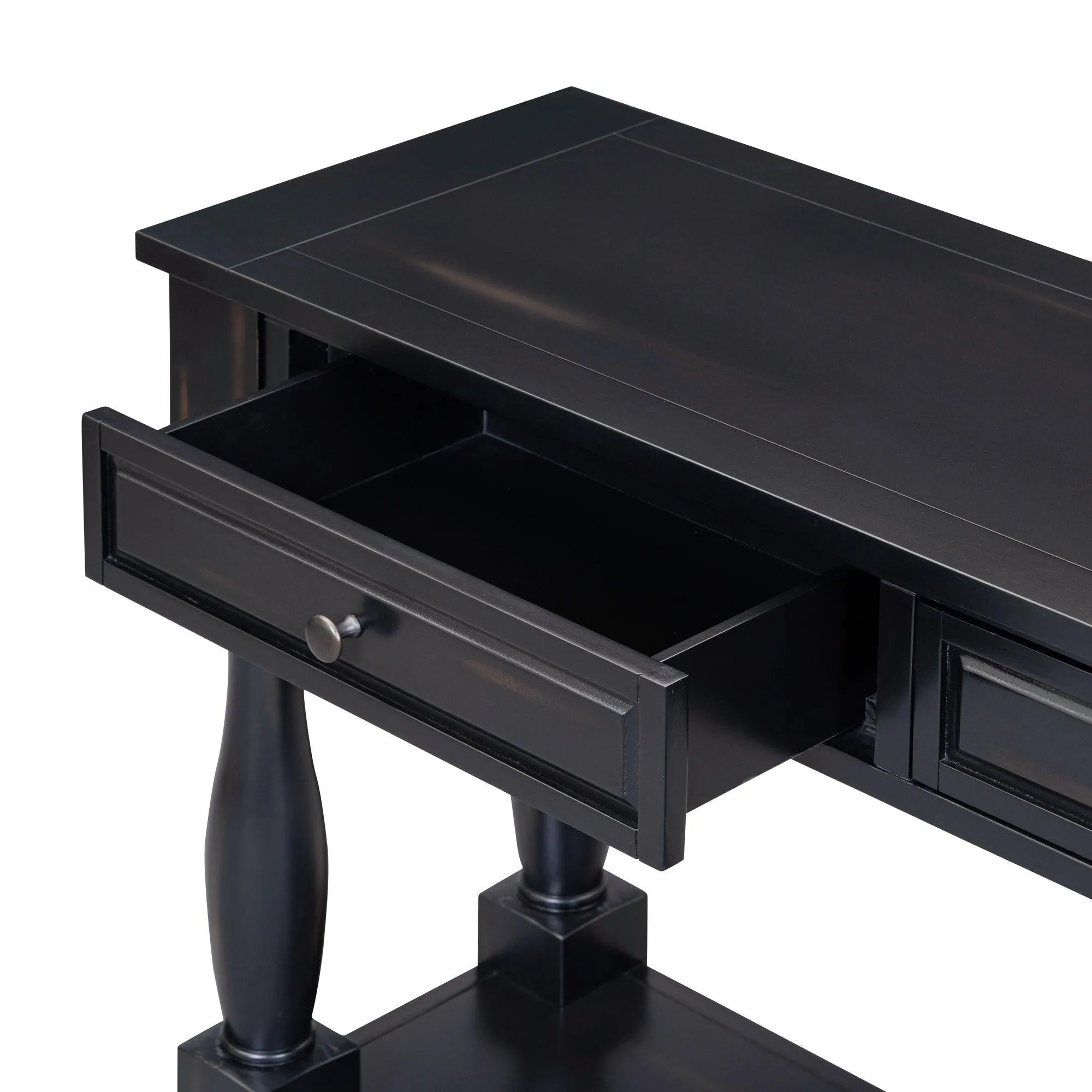 Console Table 63" Long Console Table with Drawers and Shelf for Entryway, Living Room