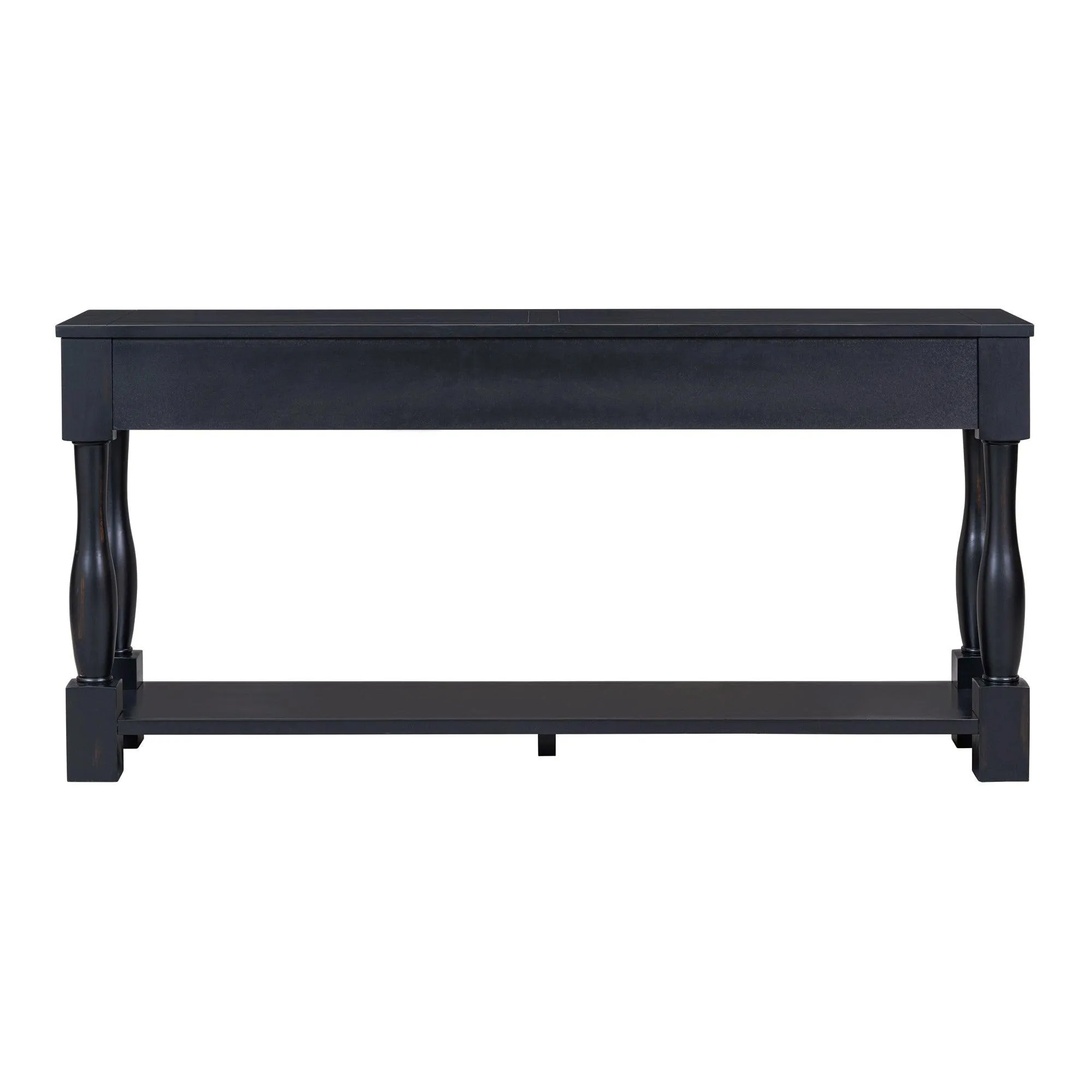 Console Table 63" Long Console Table with Drawers and Shelf for Entryway, Living Room
