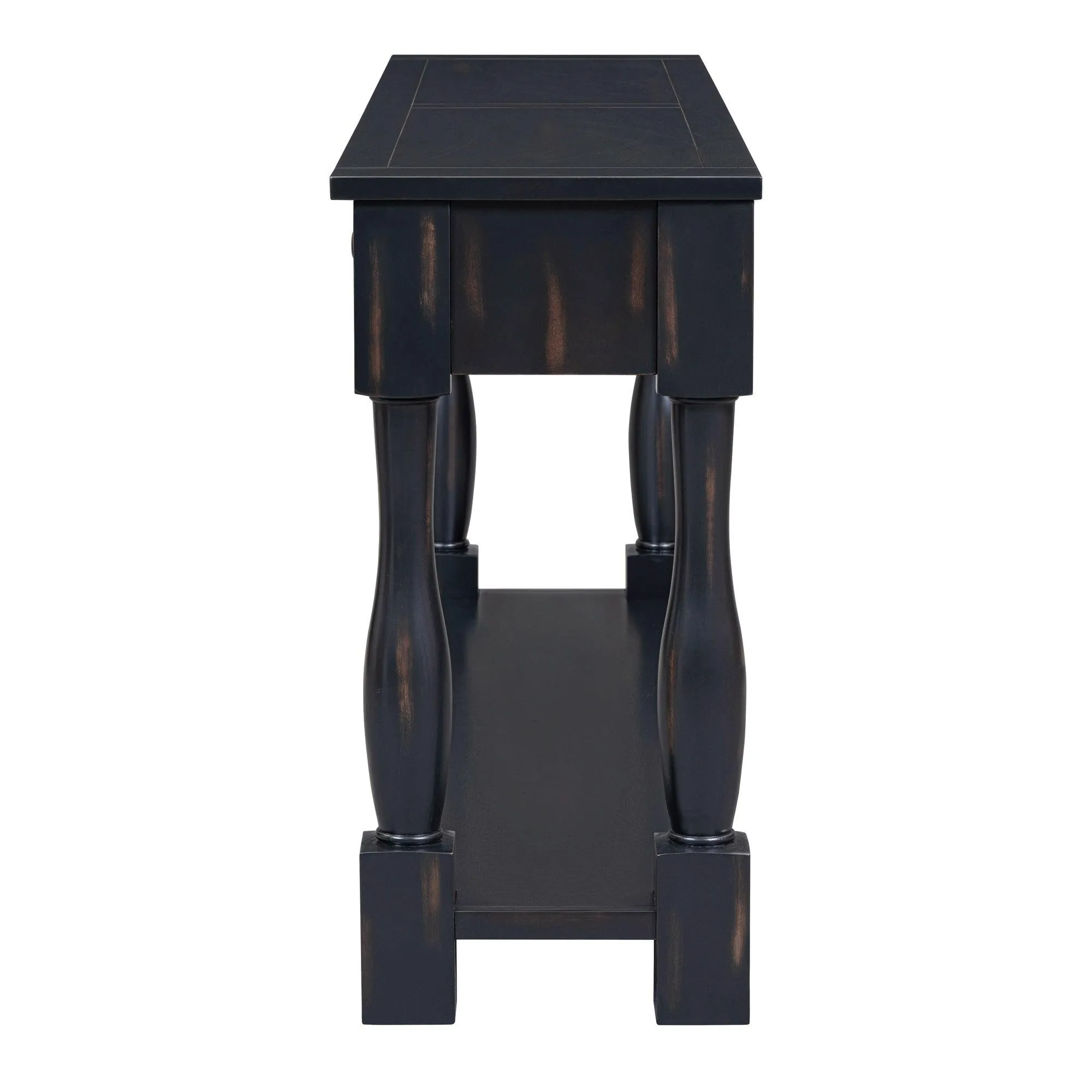 Console Table 63" Long Console Table with Drawers and Shelf for Entryway, Living Room