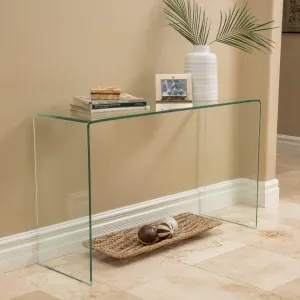 Console Table with 12mm Tempered Bent Glass