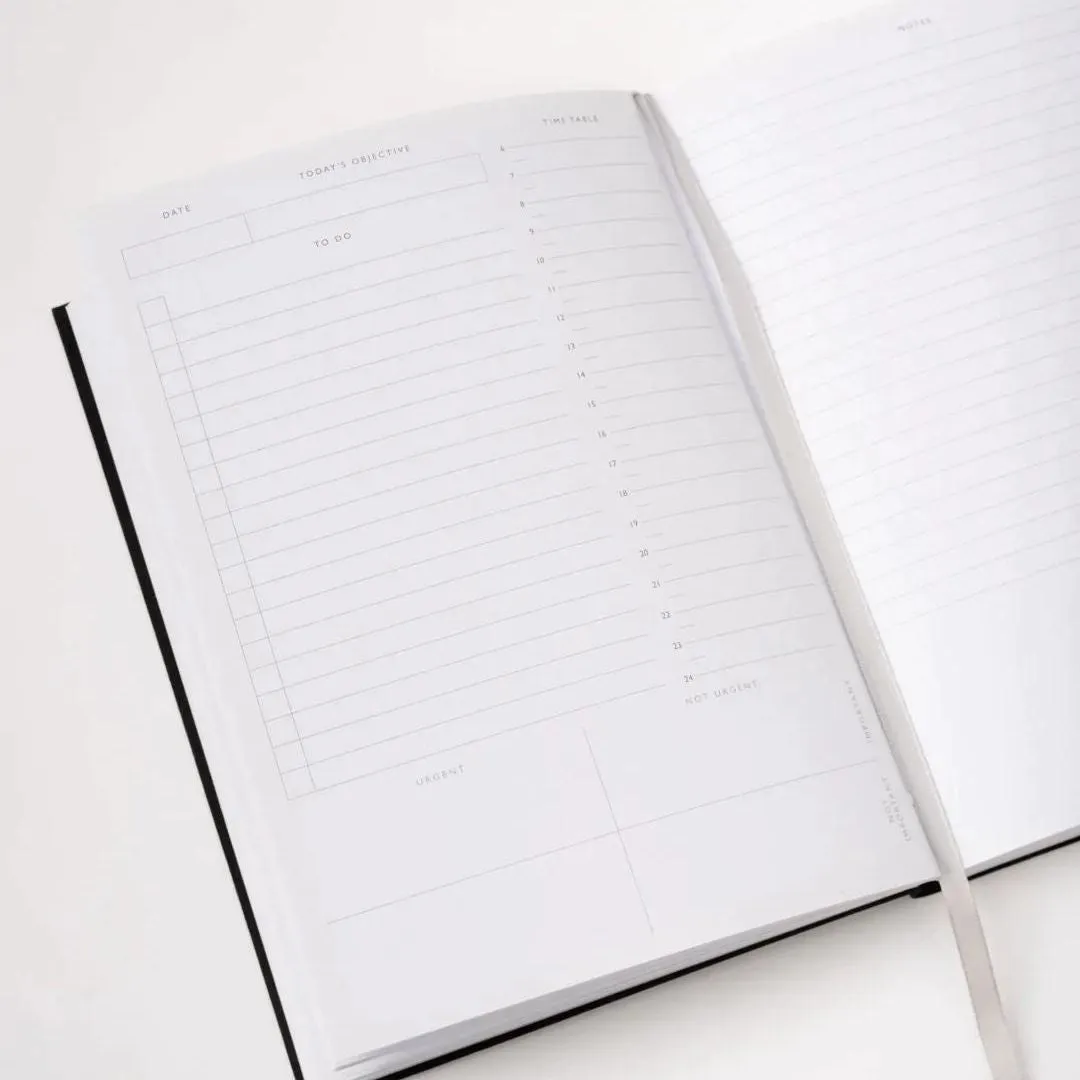 Daily Planner Blue Bird and White Owl