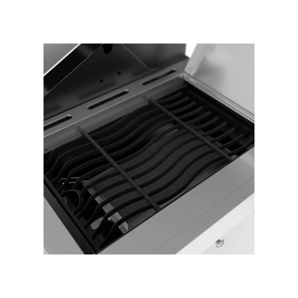 Deluxe 6-Burner Propane Gas Grill with Searing Side Burner & Rotisserie Kit