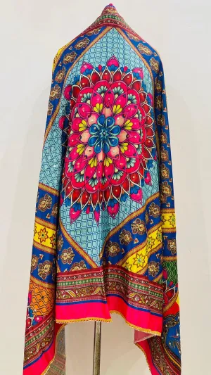 Design 16 - Regal Reflections: Karachi Mirror Work Dupatta