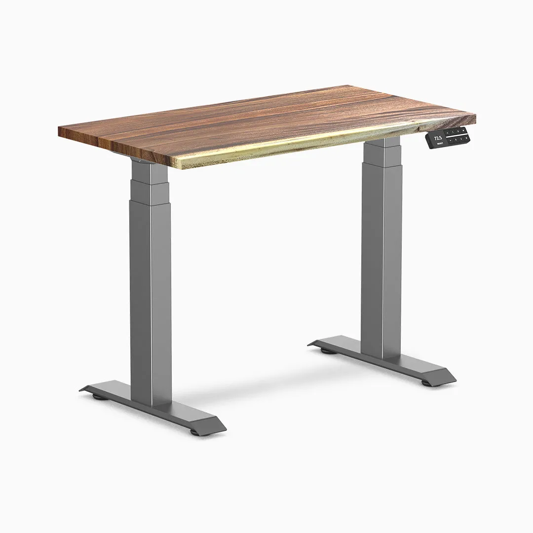 Desky Dual Mini Hardwood Sit Stand Desk