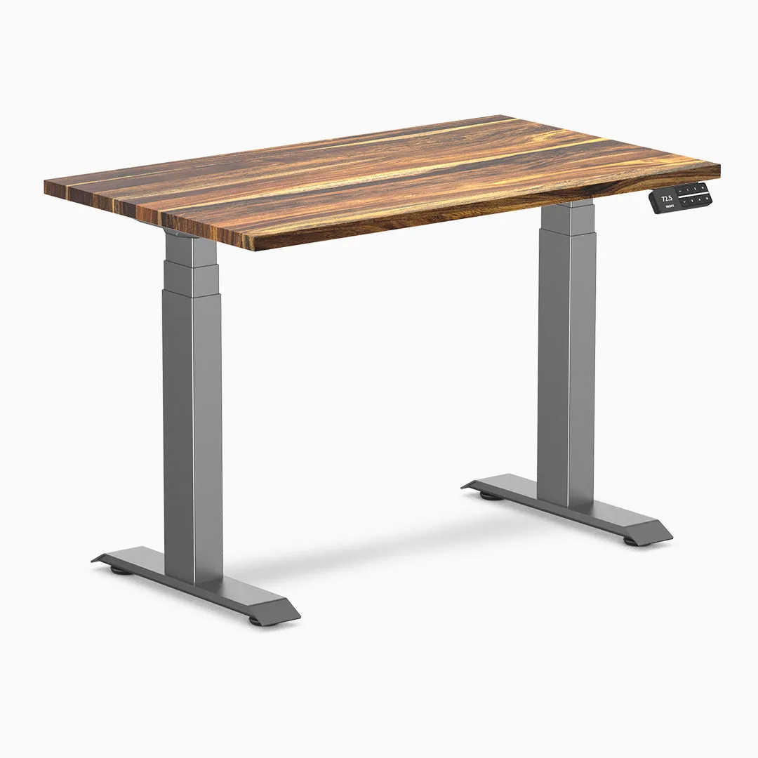 Desky Dual Mini Hardwood Sit Stand Desk