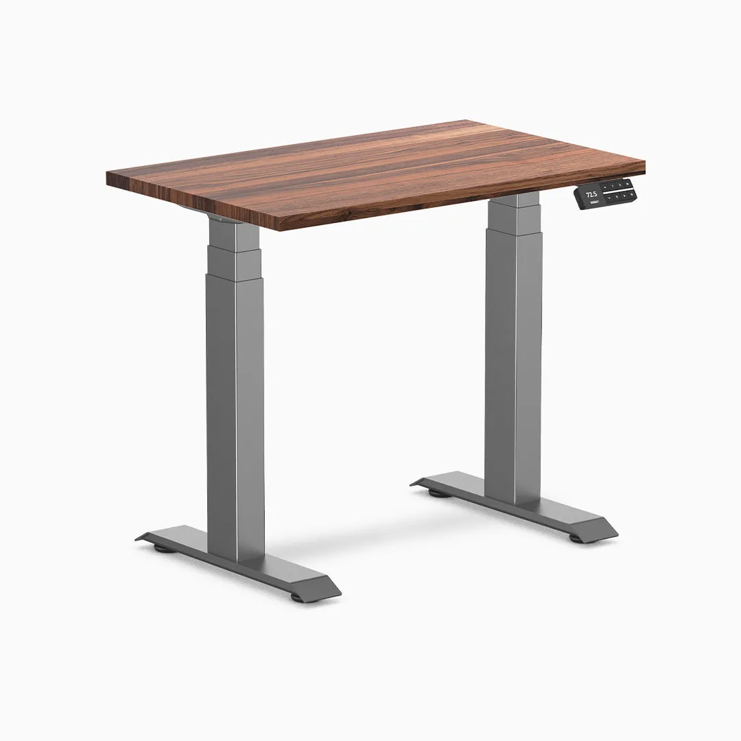 Desky Dual Mini Hardwood Sit Stand Desk