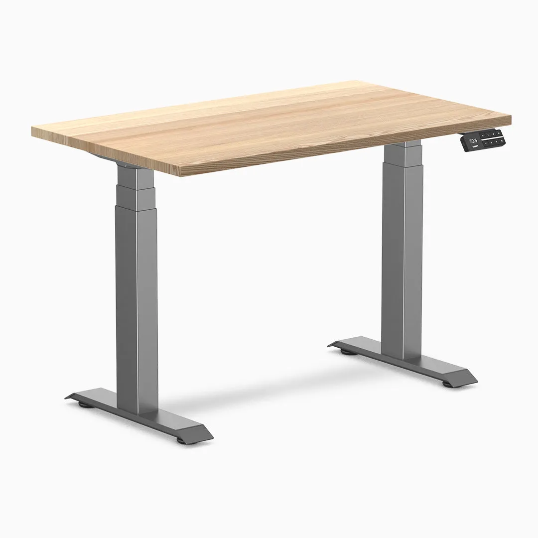 Desky Dual Mini Hardwood Sit Stand Desk