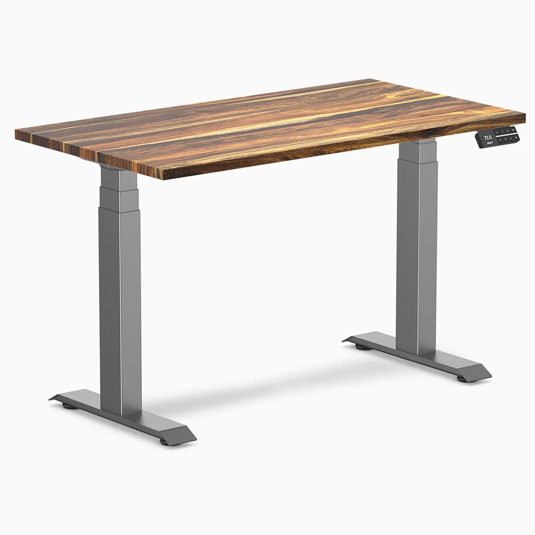 Desky Dual Mini Hardwood Sit Stand Desk