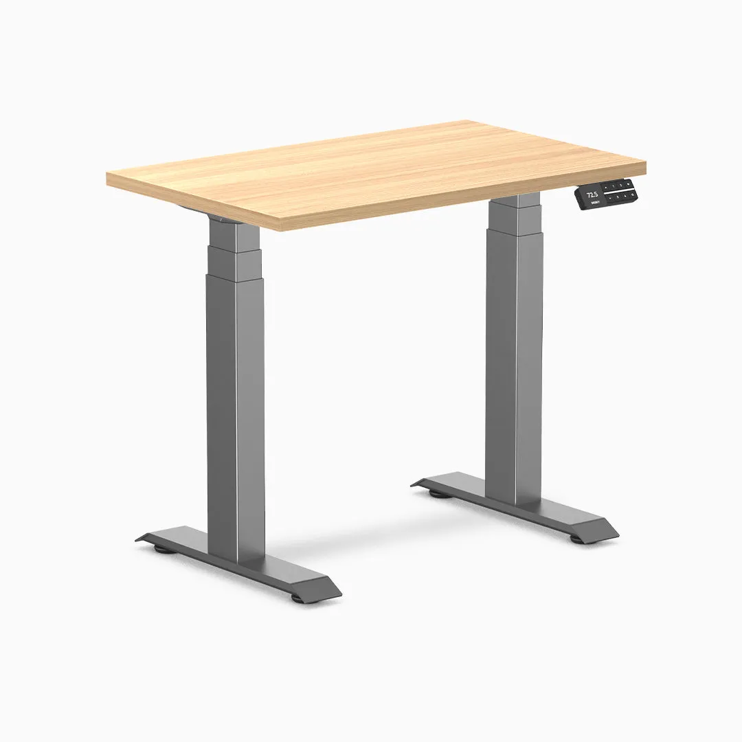 Desky Dual Mini Hardwood Sit Stand Desk