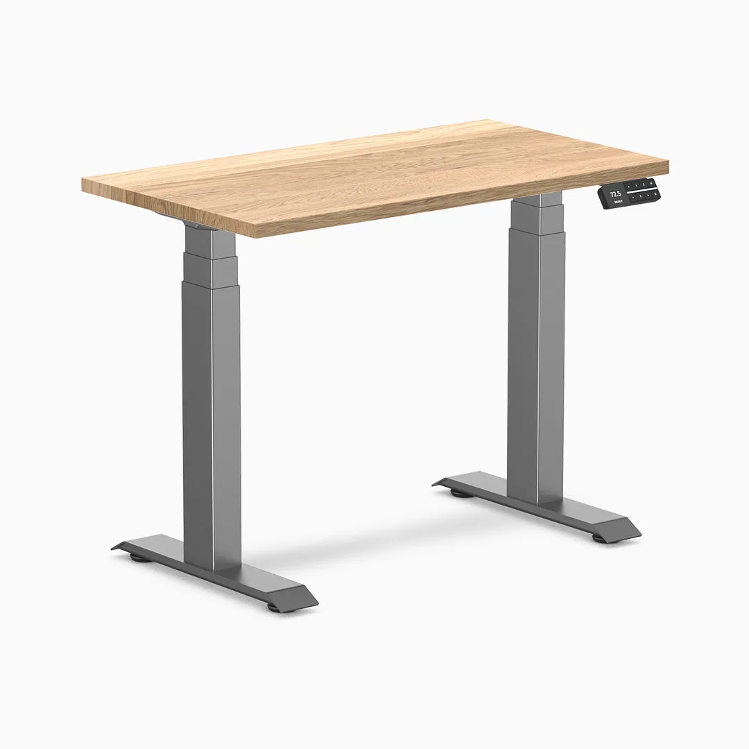 Desky Dual Mini Hardwood Sit Stand Desk