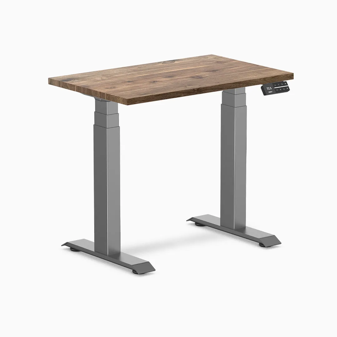 Desky Dual Mini Hardwood Sit Stand Desk