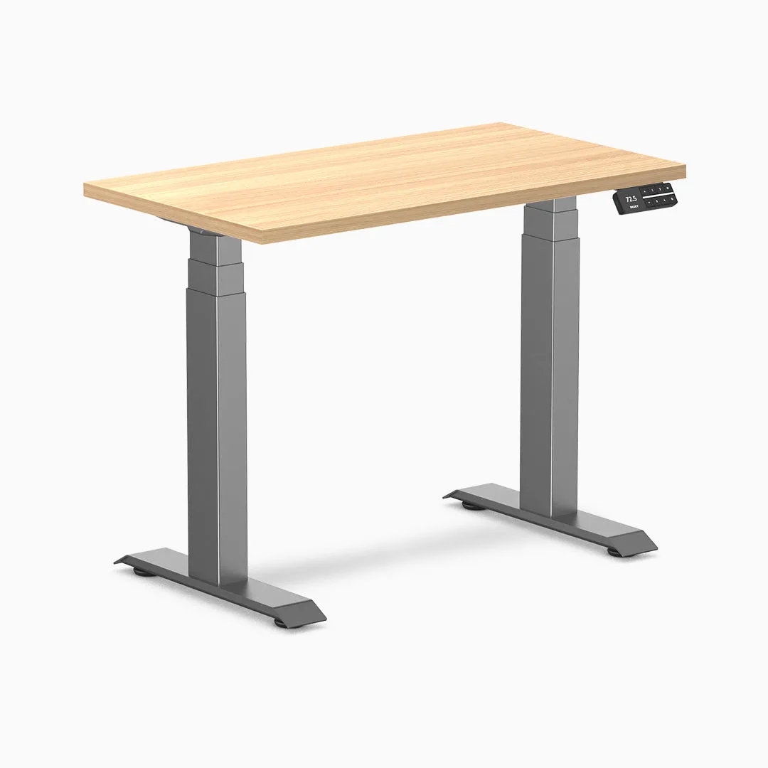 Desky Dual Mini Hardwood Sit Stand Desk