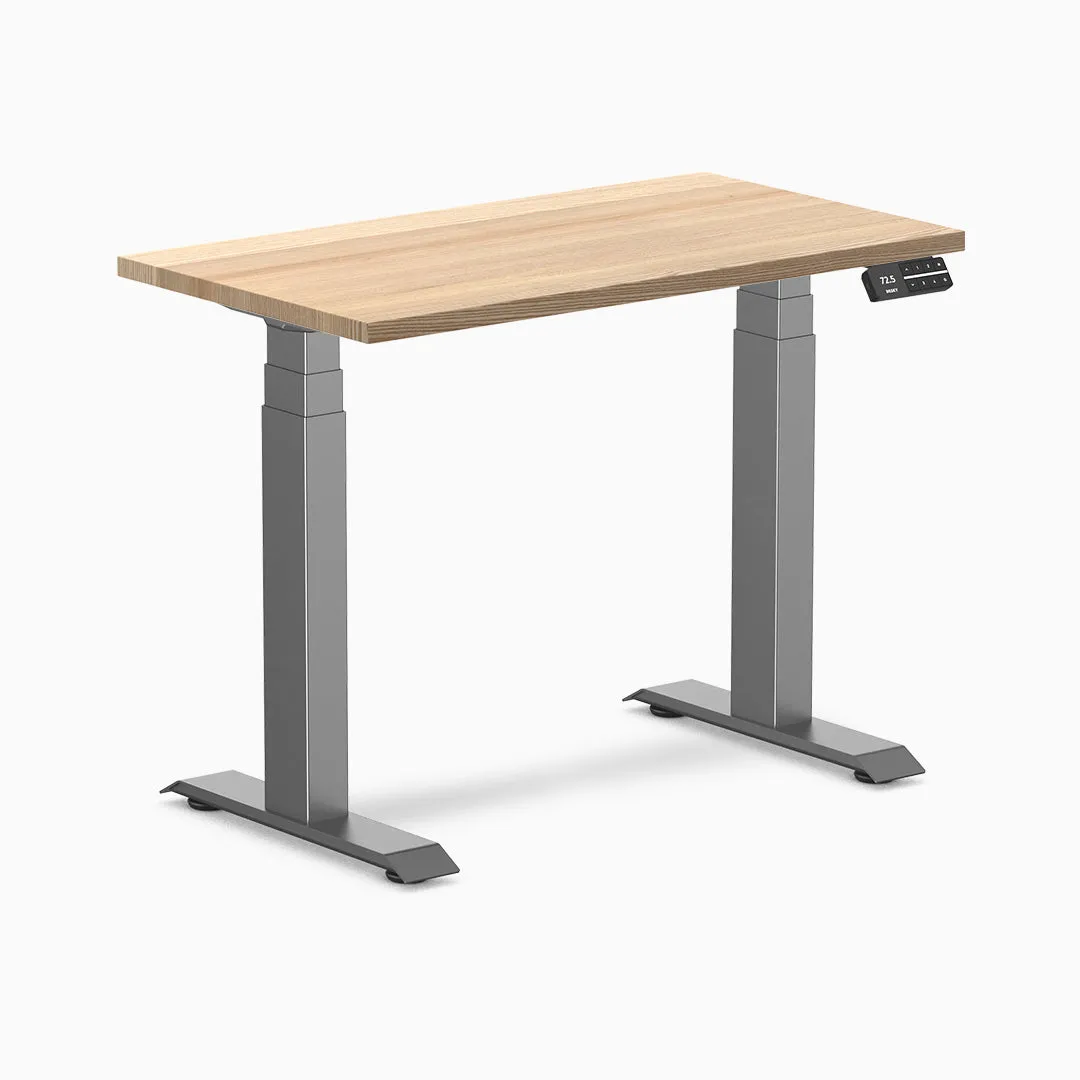 Desky Dual Mini Hardwood Sit Stand Desk