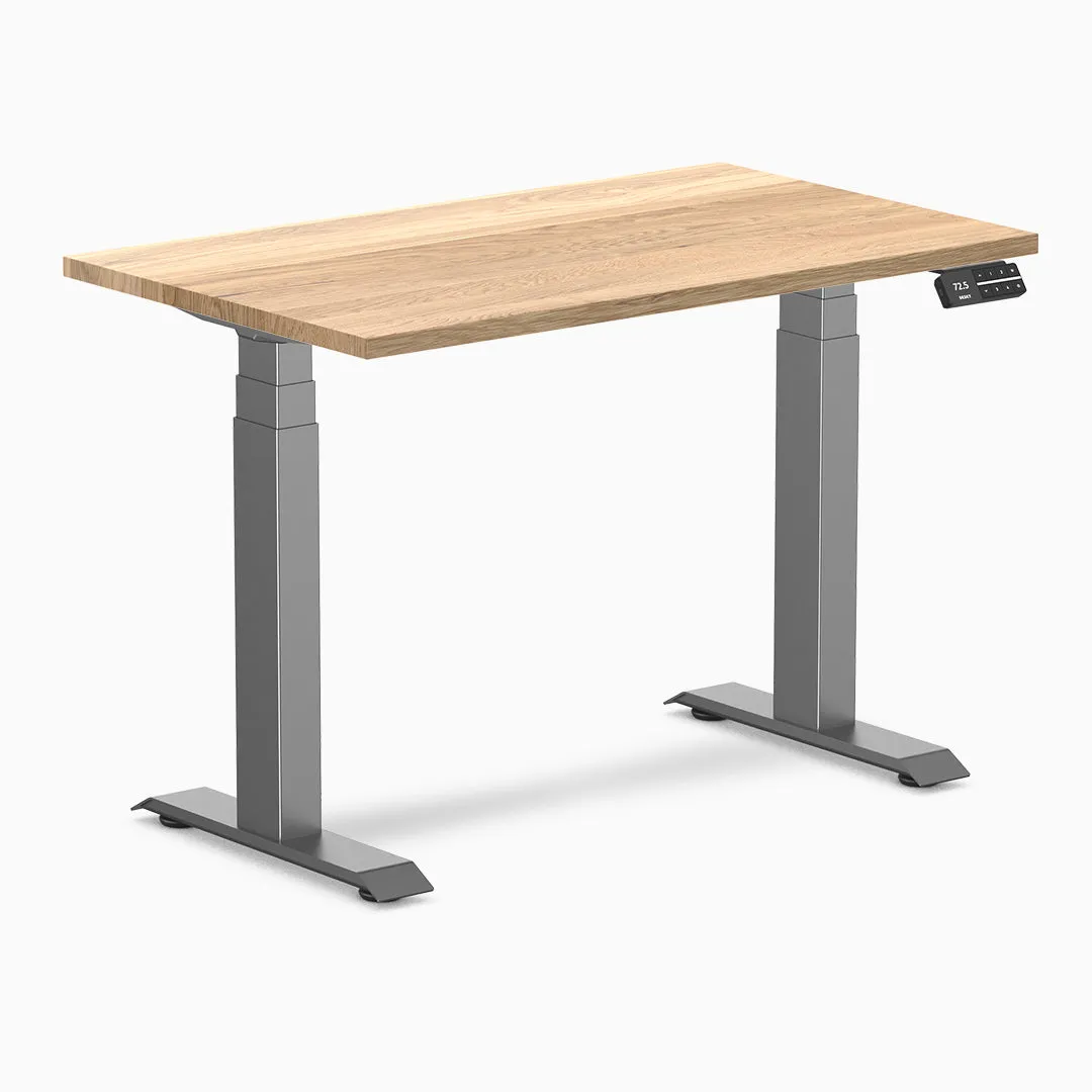 Desky Dual Mini Hardwood Sit Stand Desk