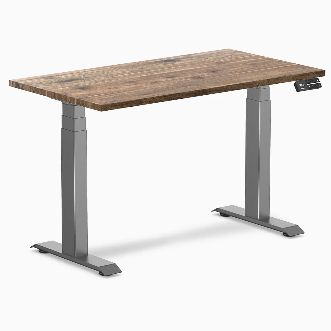 Desky Dual Mini Hardwood Sit Stand Desk