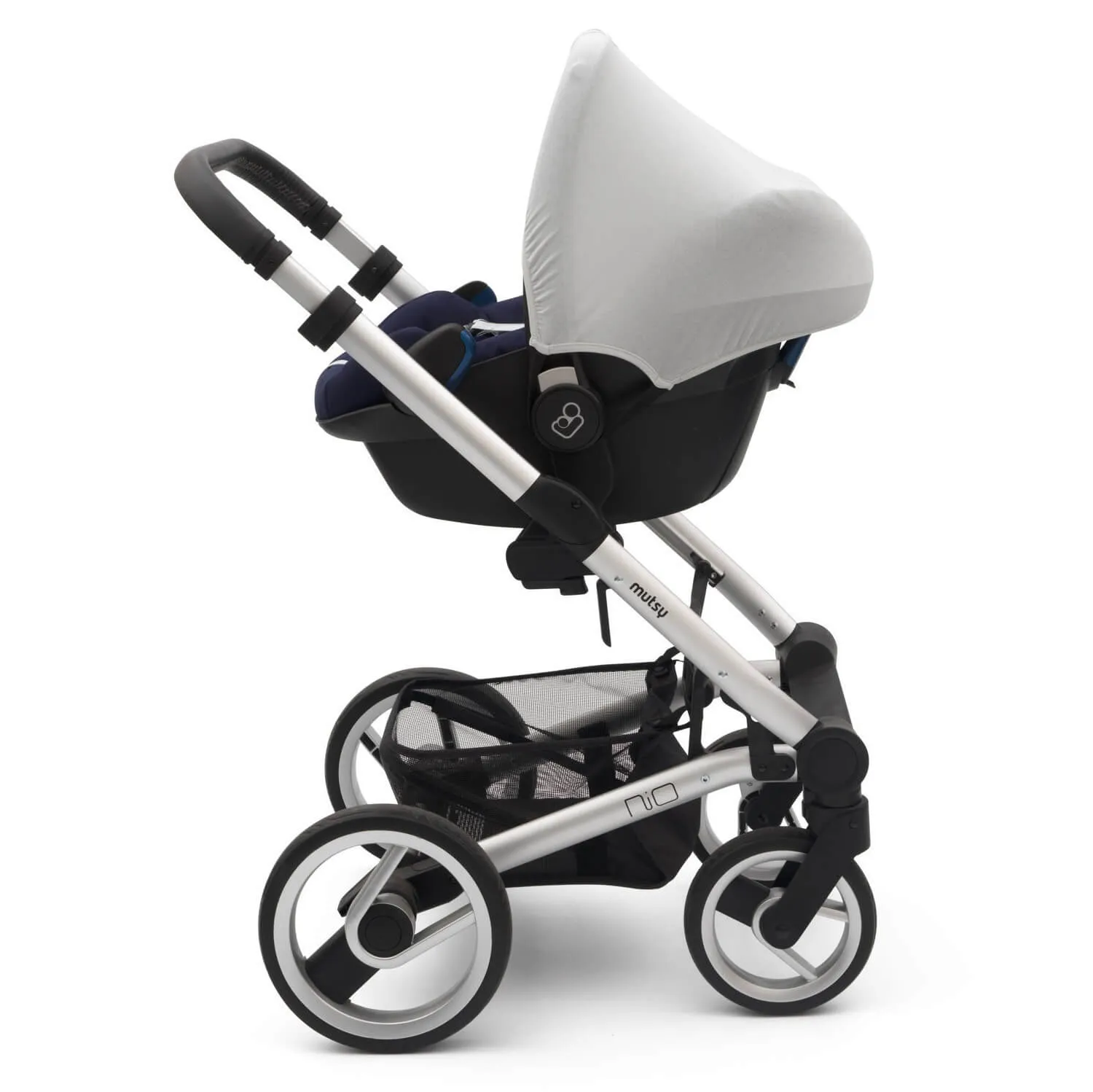 Dooky Car Seat Hoody 0  (Grey)