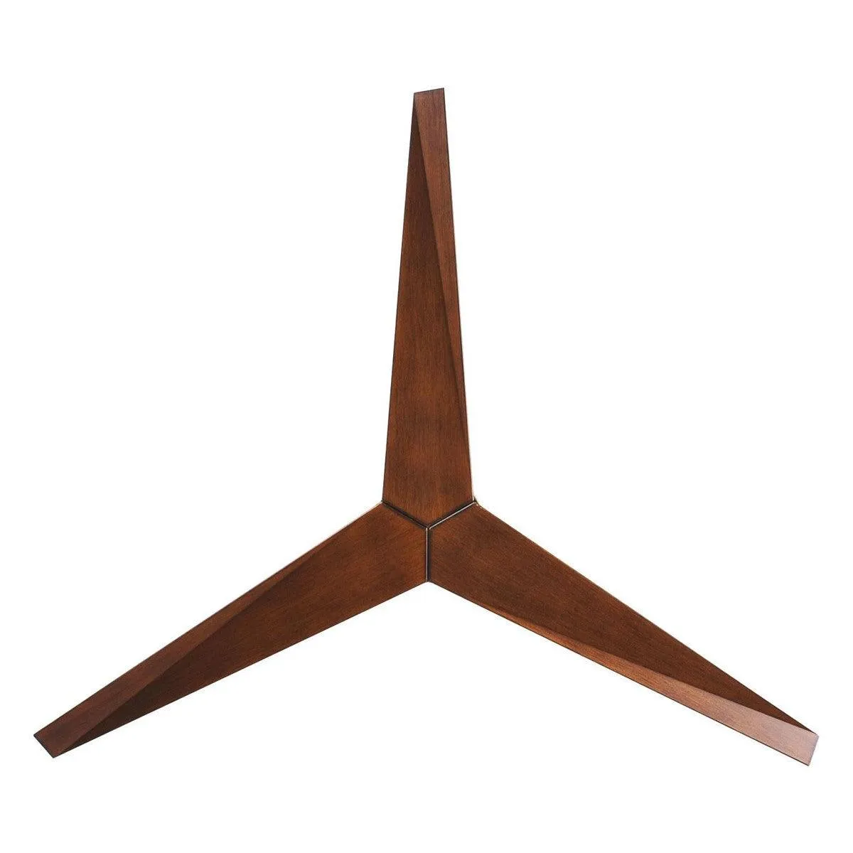 Eliza-H 56" Flush Mount Ceiling Fan with Remote Control, Brushed Nickel with Walnut Blades