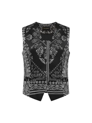 EP YAYING Chinese-style Embroidered Vest