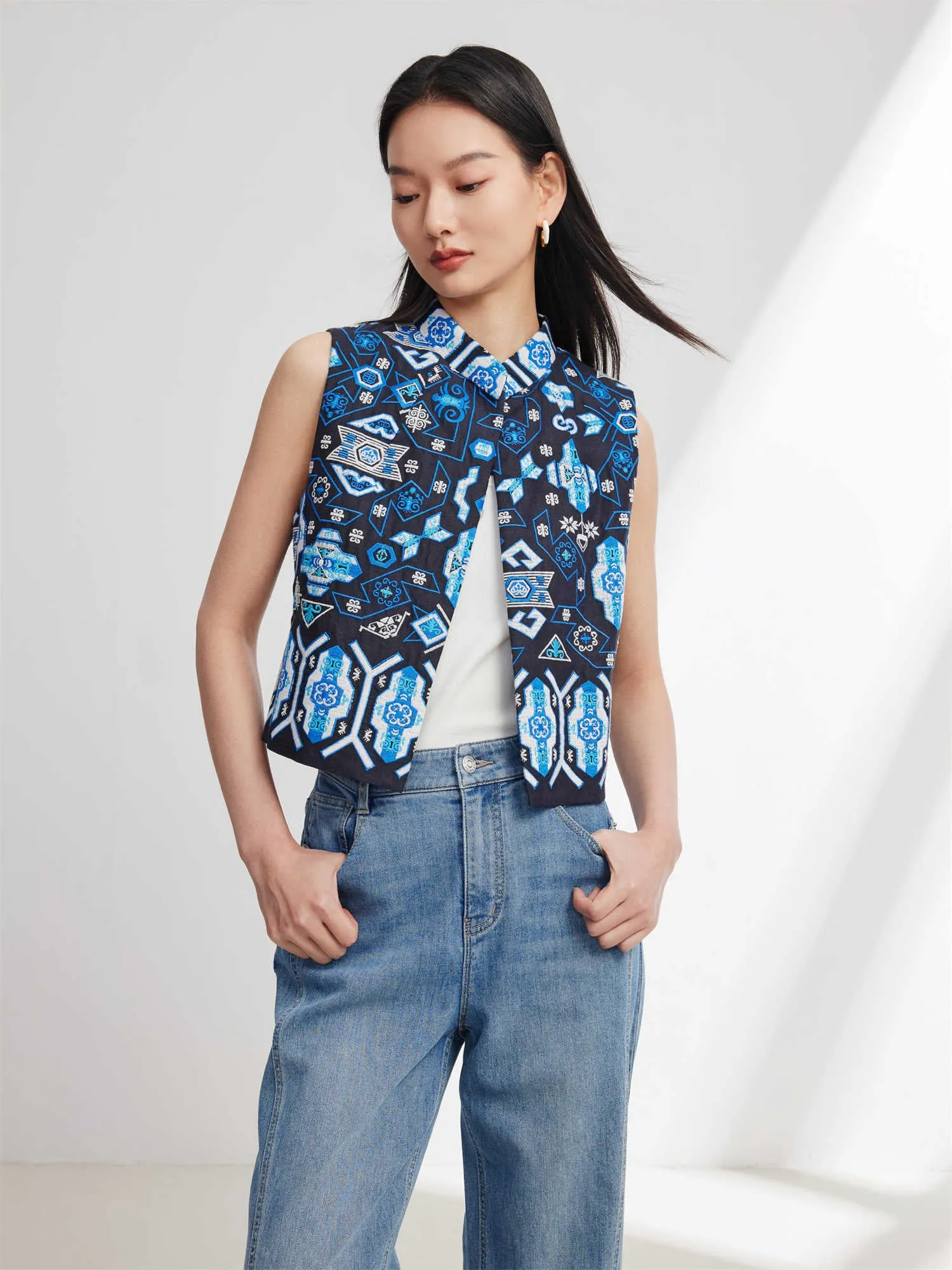EP YAYING Chinese-style Vest